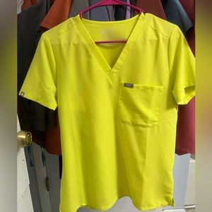Figs citron scrub top.